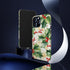 Christmas Holly on a Golden Background - Impact Resistant Phone Case